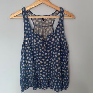 Floral, bohemian, summer tank top